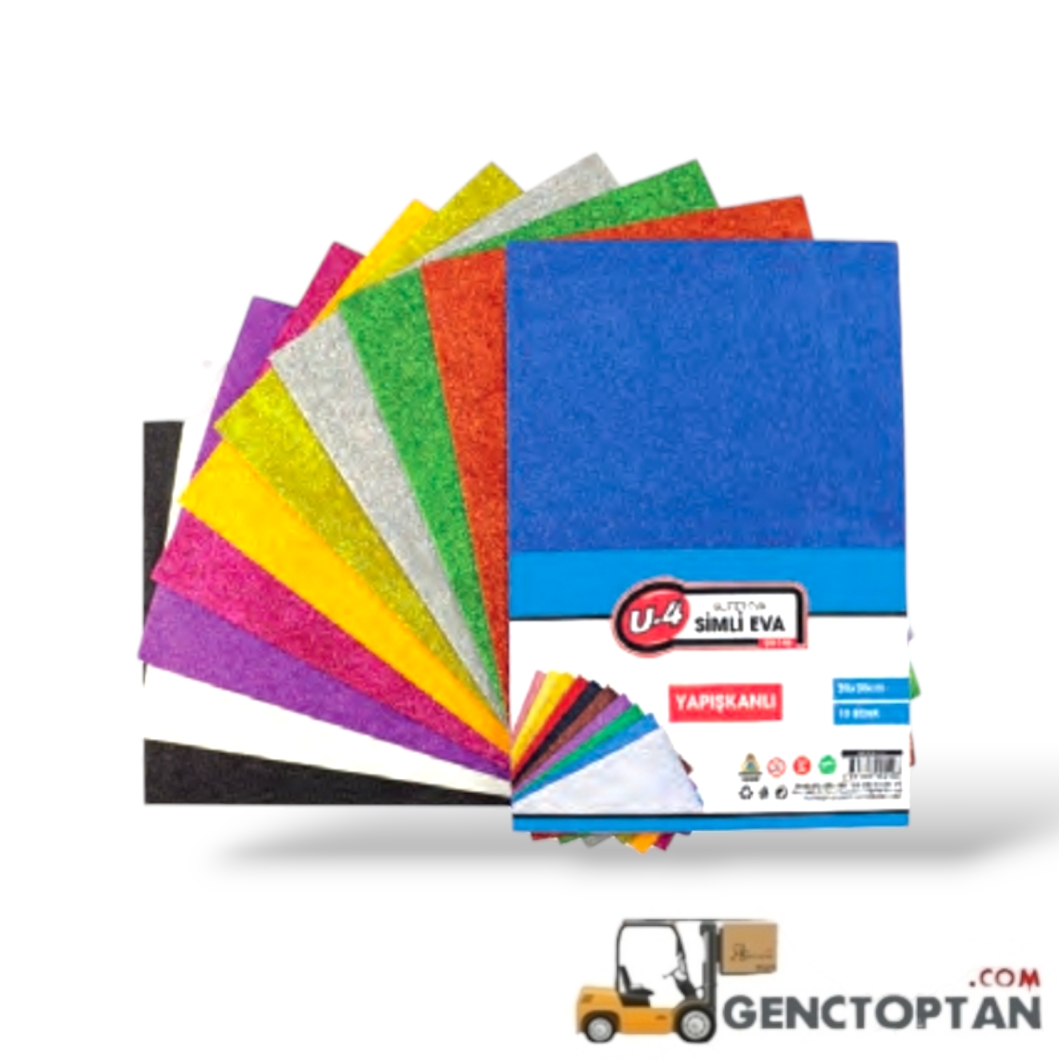 U4 146 U-4 EVA A4 SİMLİ YAPIŞKANLI 10 RENK