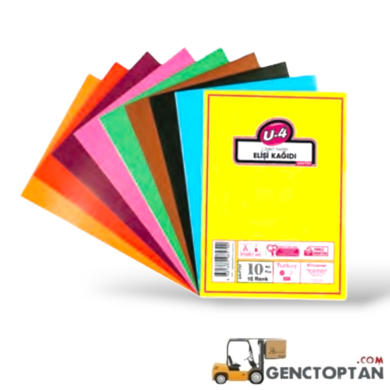 U4 F737 U-4 ELİŞİ KAĞIDI 10 RENK