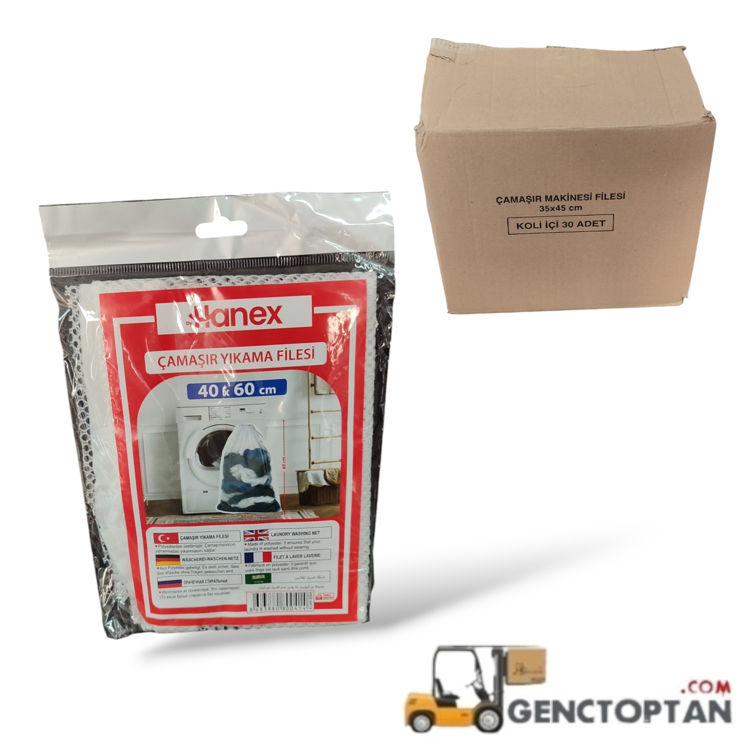 HANEX ÇAMAŞIR YIKAMA FİLESİ 40*60