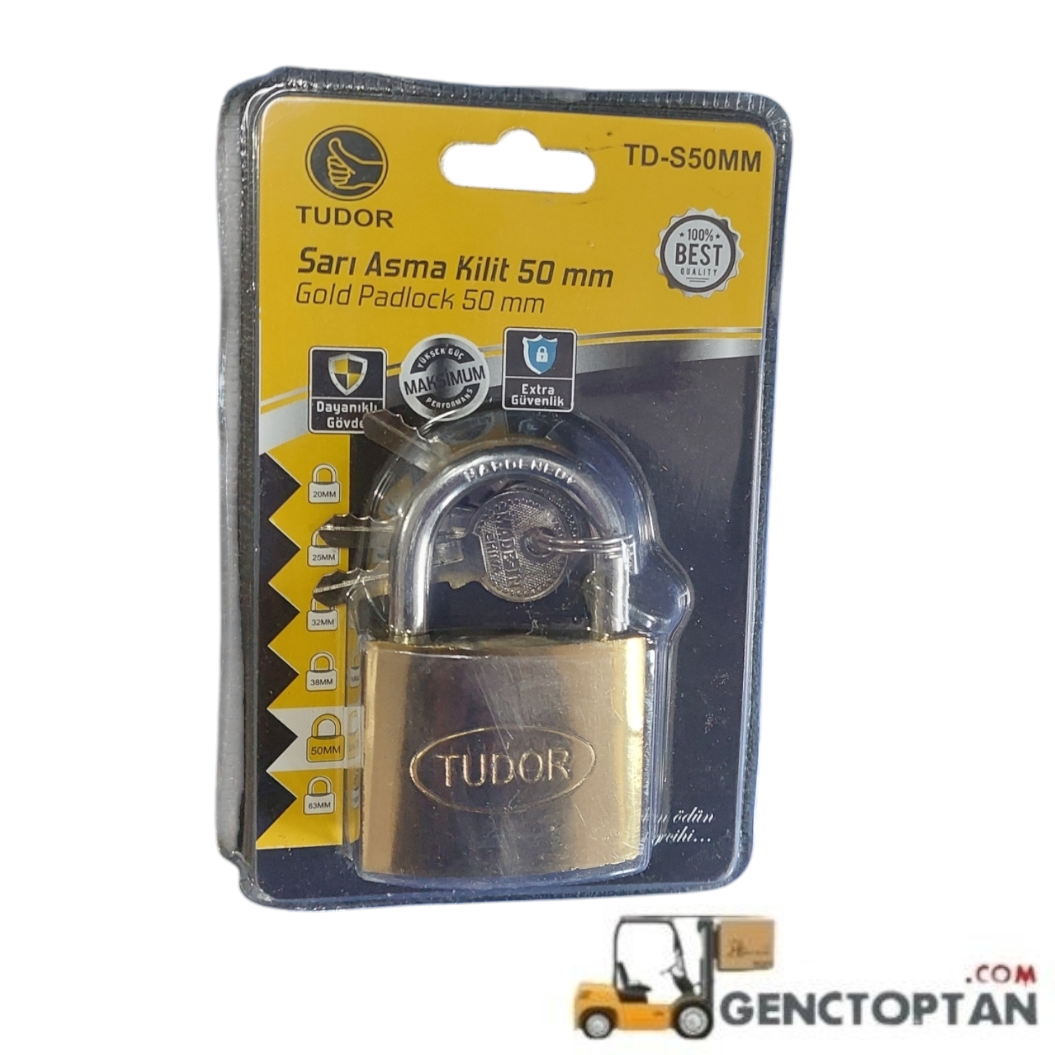 TUDOR SARI 50 MM KİLİT