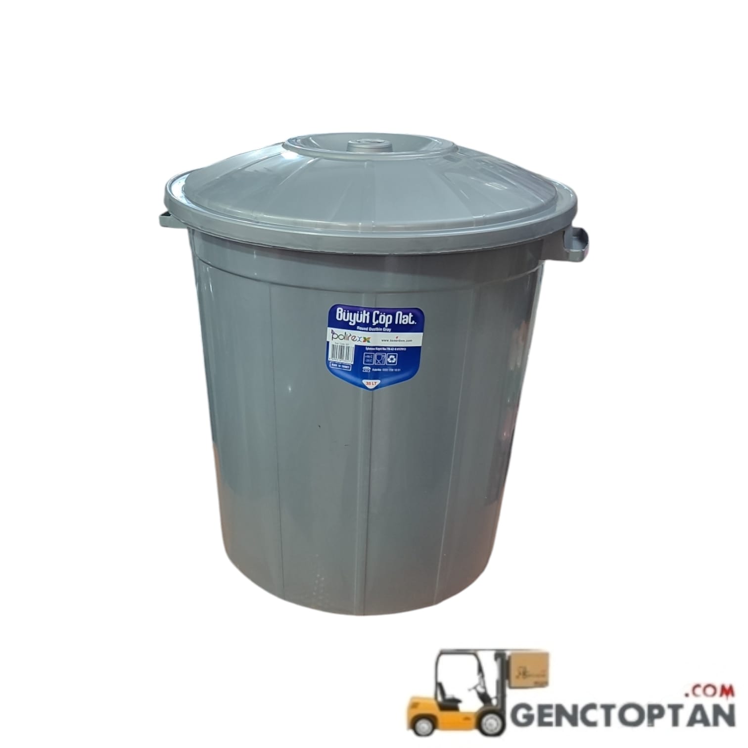 ERDEM 35 LT GRİ ÇÖP KAVASI
