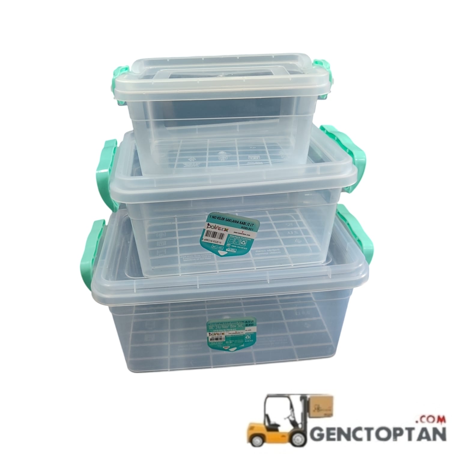 ERDEM 012 3LÜ KİLER SAKLAMA KABI