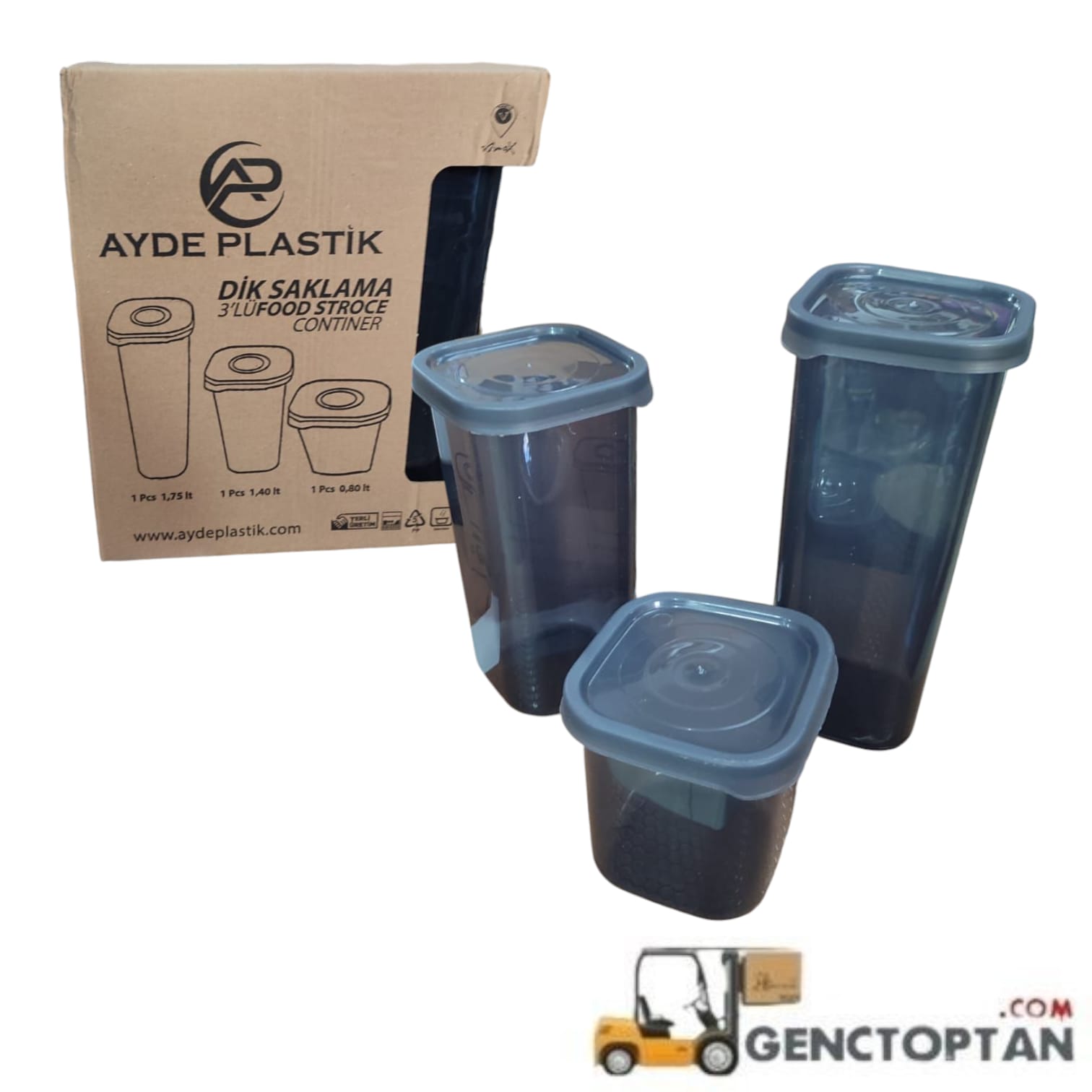 AYDE 2'Lİ SET ERZAK KABI