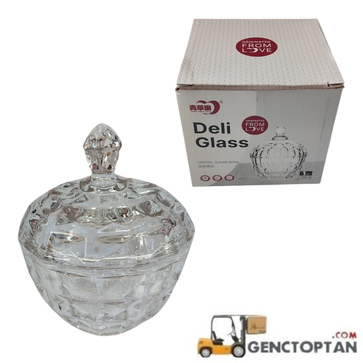 RAYAN TG1064-4 DESENLİ ELİ GLASS ŞEKERLİK