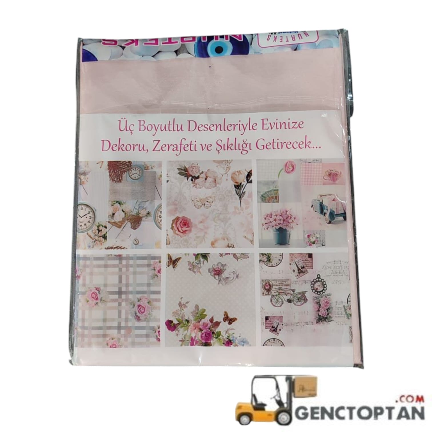 NURTEKS FEM-001 FANTASTİK DÜZ KESİM MASA ÖRTÜSÜ 100X140