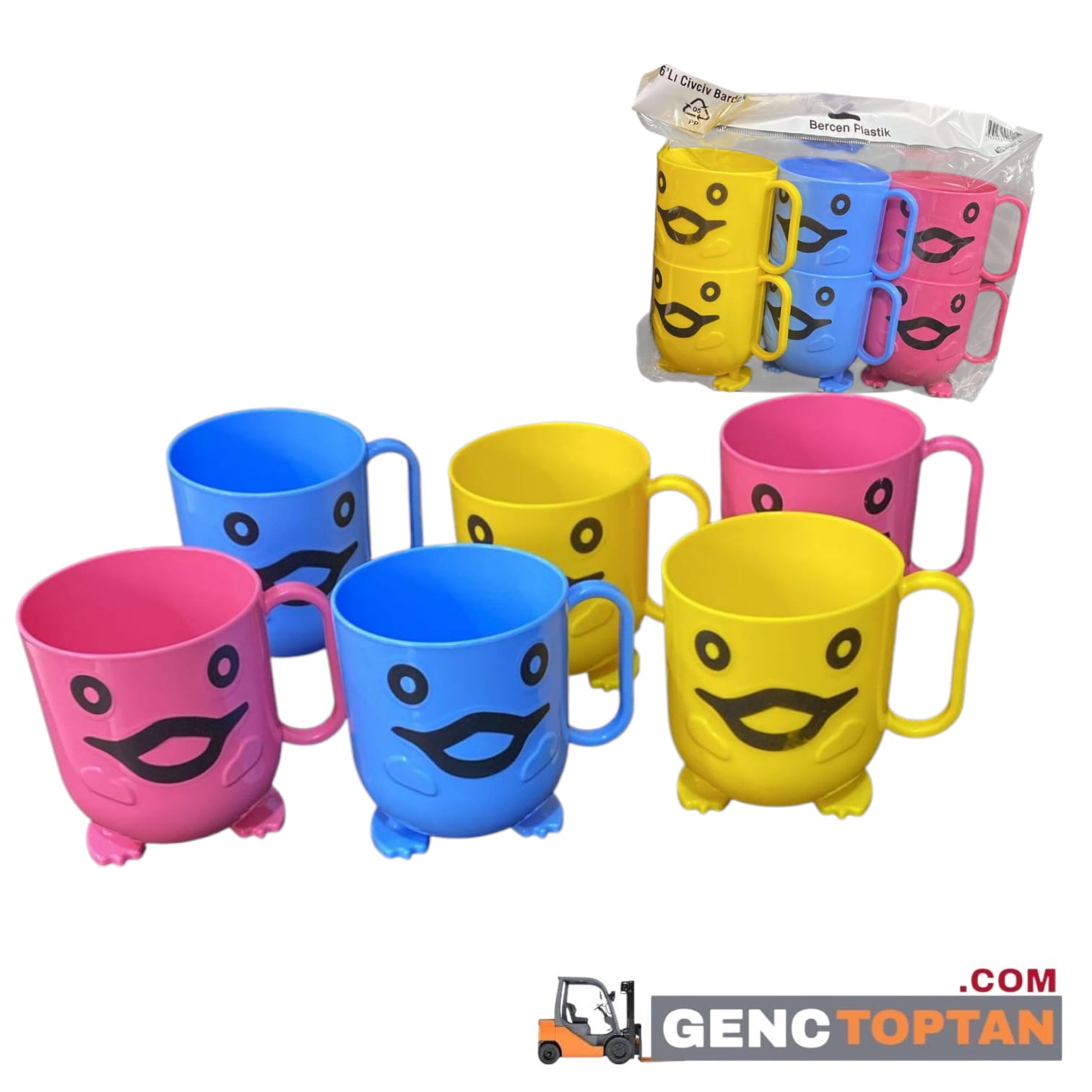 BERCEN 6'LI CİVCİV BARDAK