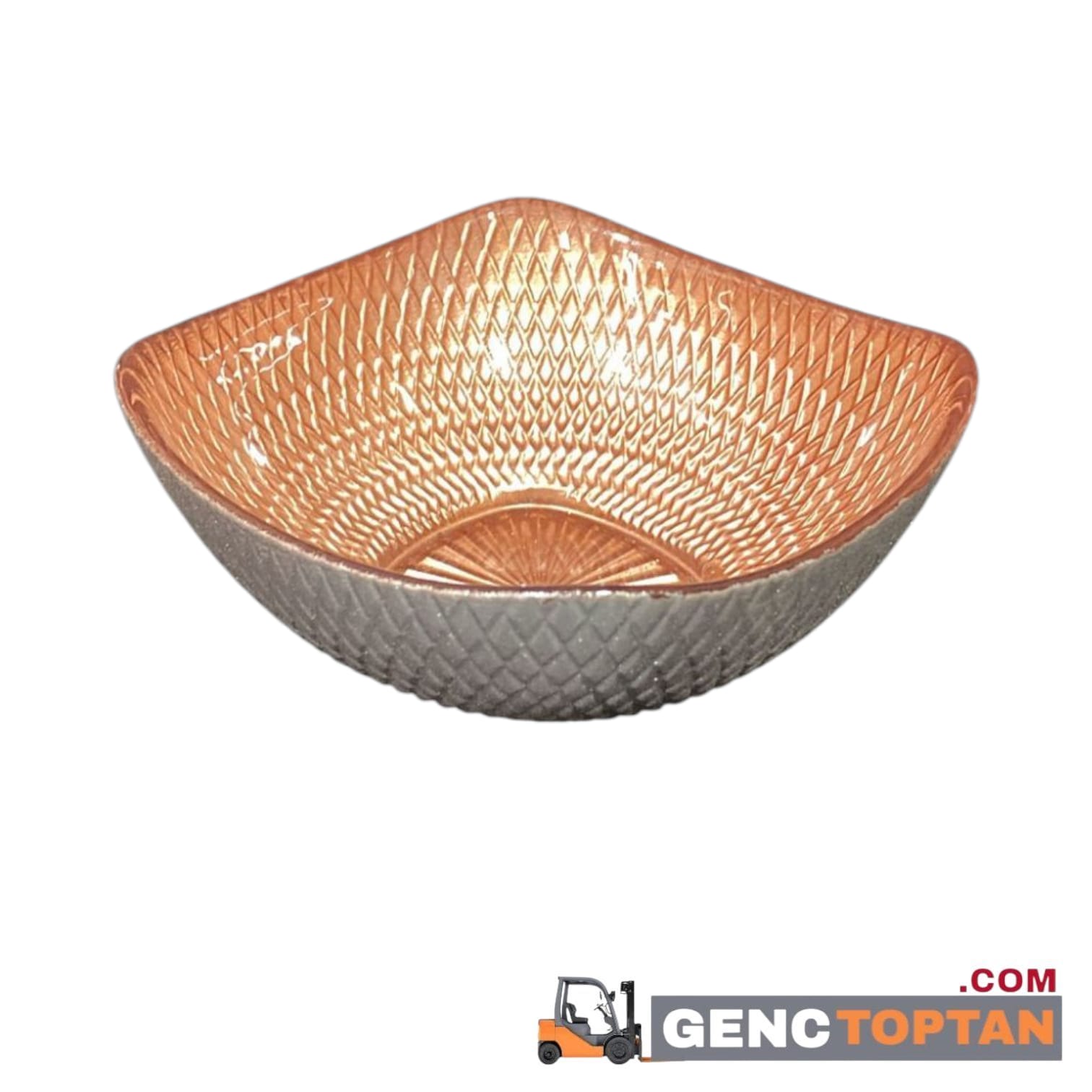 GLASSCOM 13 CM CIRCLE KASE AMBER