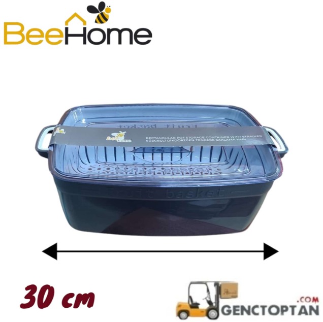 AKAY AK-777 SÜZGEÇLİ DİKDÖRTGEN TENCERE SAKLAMA KABI