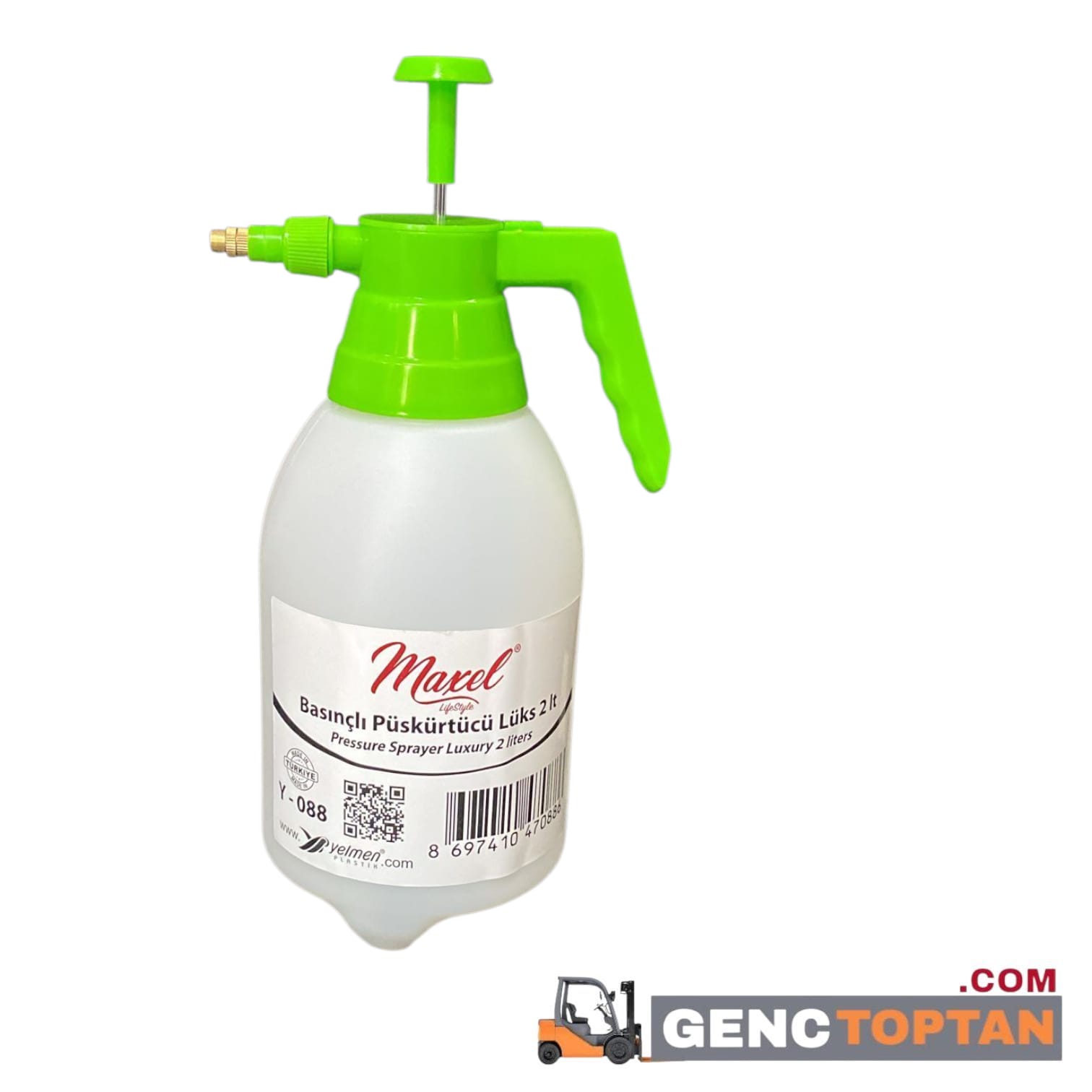 MAXEL Y-088 2 LT BASINÇLI PÜSKÜRTÜCÜ LÜKS