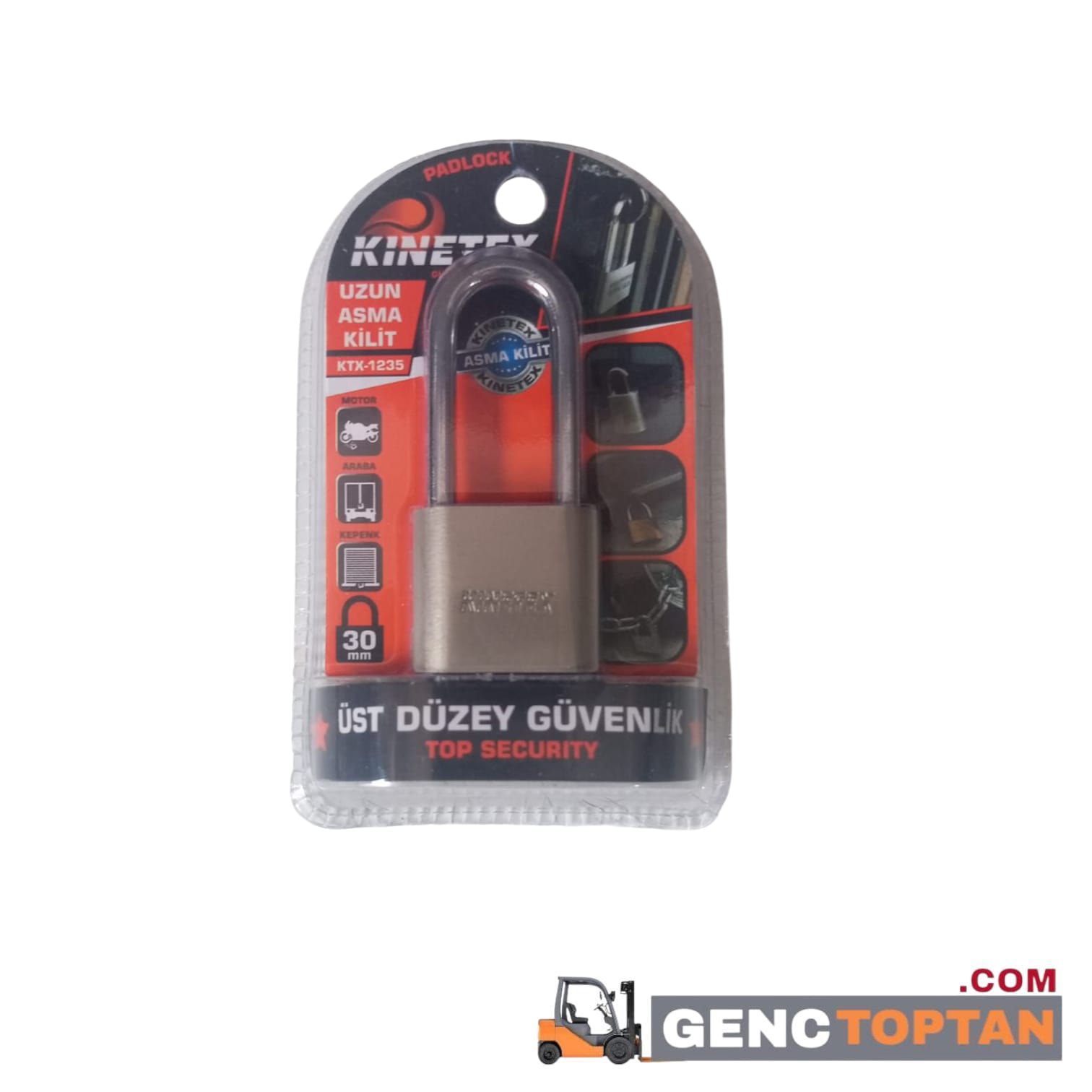 D-9 KNITEX UZUN  ASMA KİLİT 30 MM KTX-1235