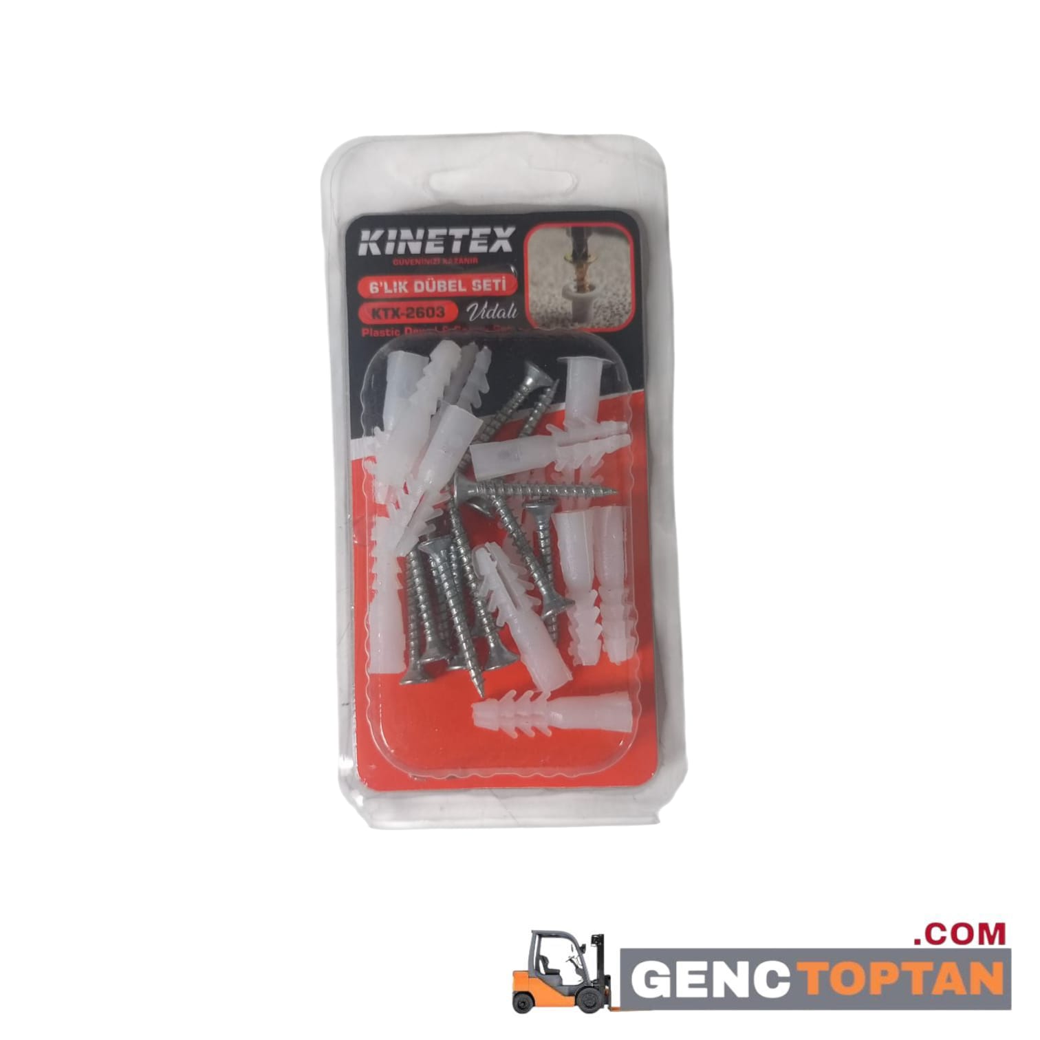 V-1 6'LIK DÜBEL VİDA SETİ KTX-2603