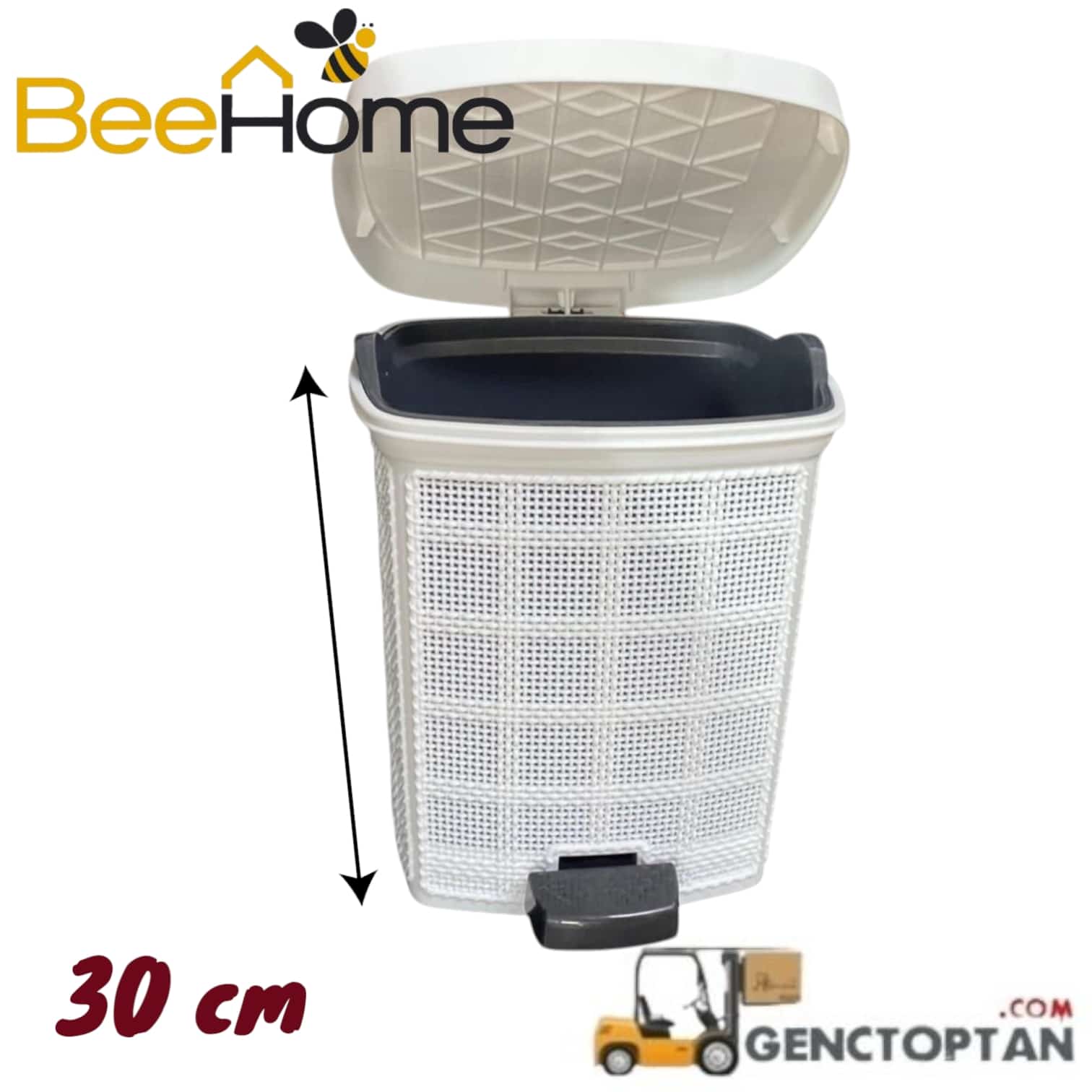 AKAY AK-605 1 NO JUTE PEDALLI ÇÖP KOVASI