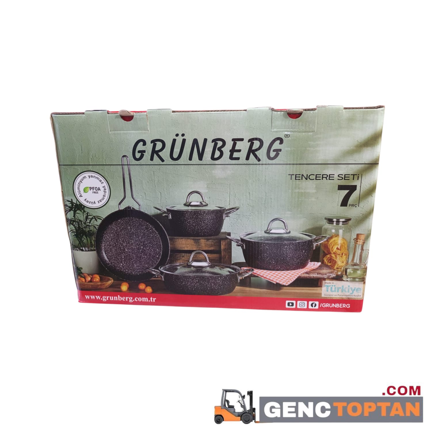 GRÜNBERG 7PCS TENCERE TAKIMI