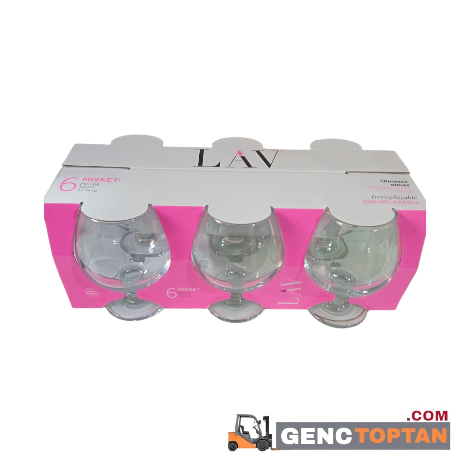 LV-MIS568E MİSKET 6'LI KONYAK KADEHİ 390cc*4