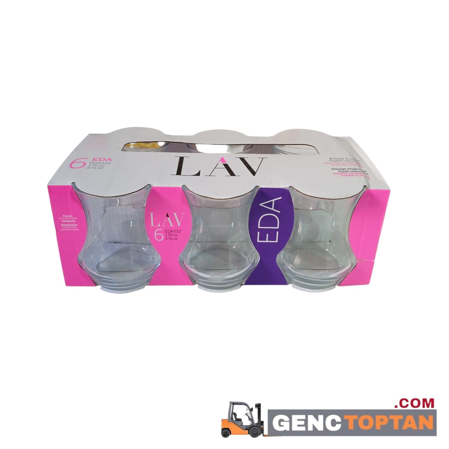 LV-EDA332E EDA ÇAY BARDAĞI 6 LI R.T.K.48 Lİ*8