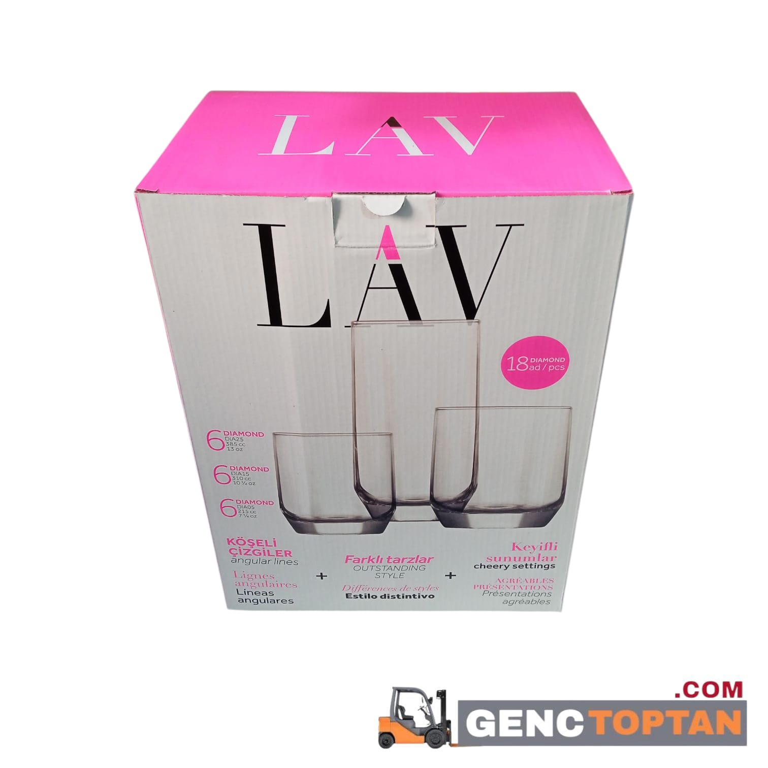 LV-DIAS1 18Lİ SU SETİ