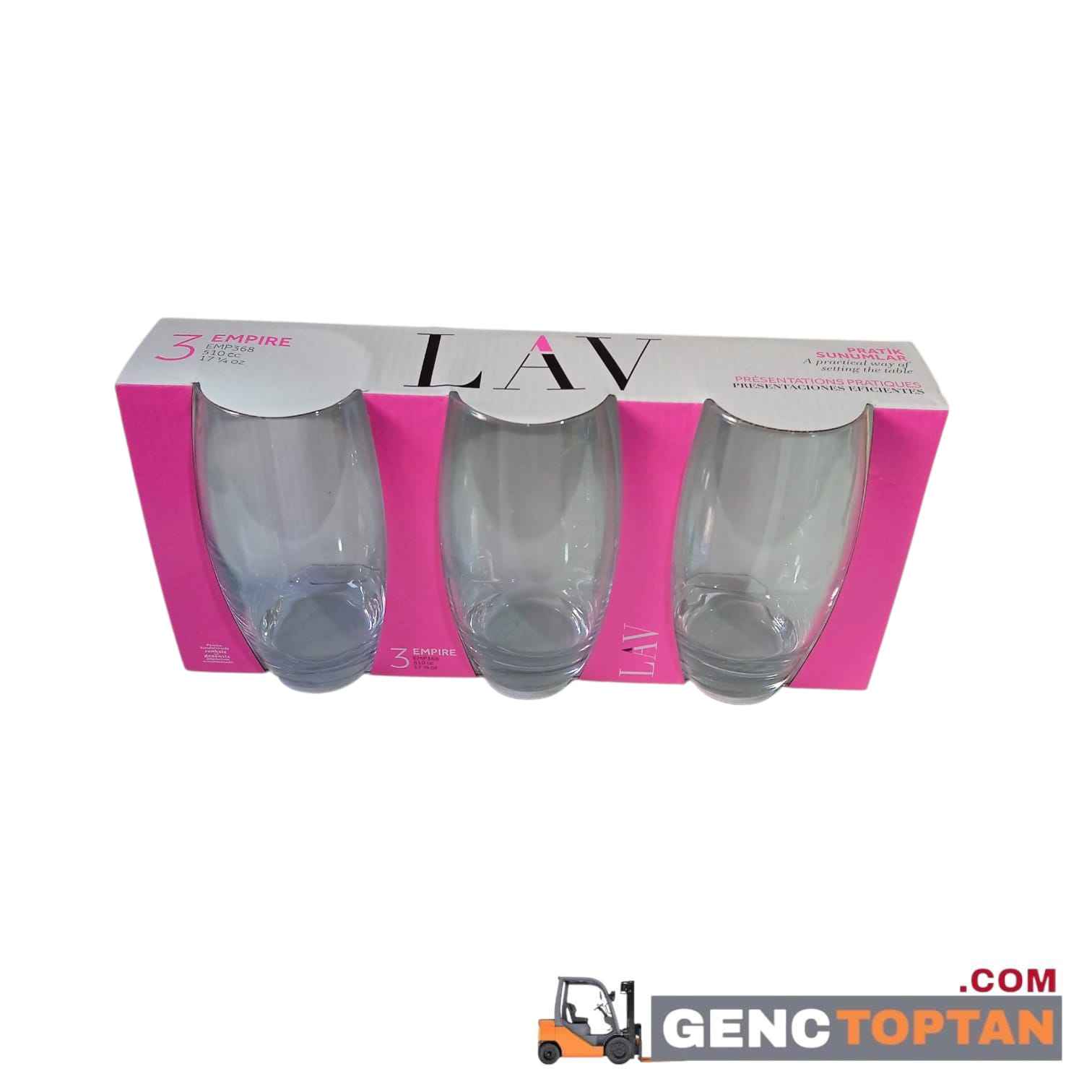 LV-EMP368A MEŞRUBAT BARDAĞI 3 LÜ RAF T. *16