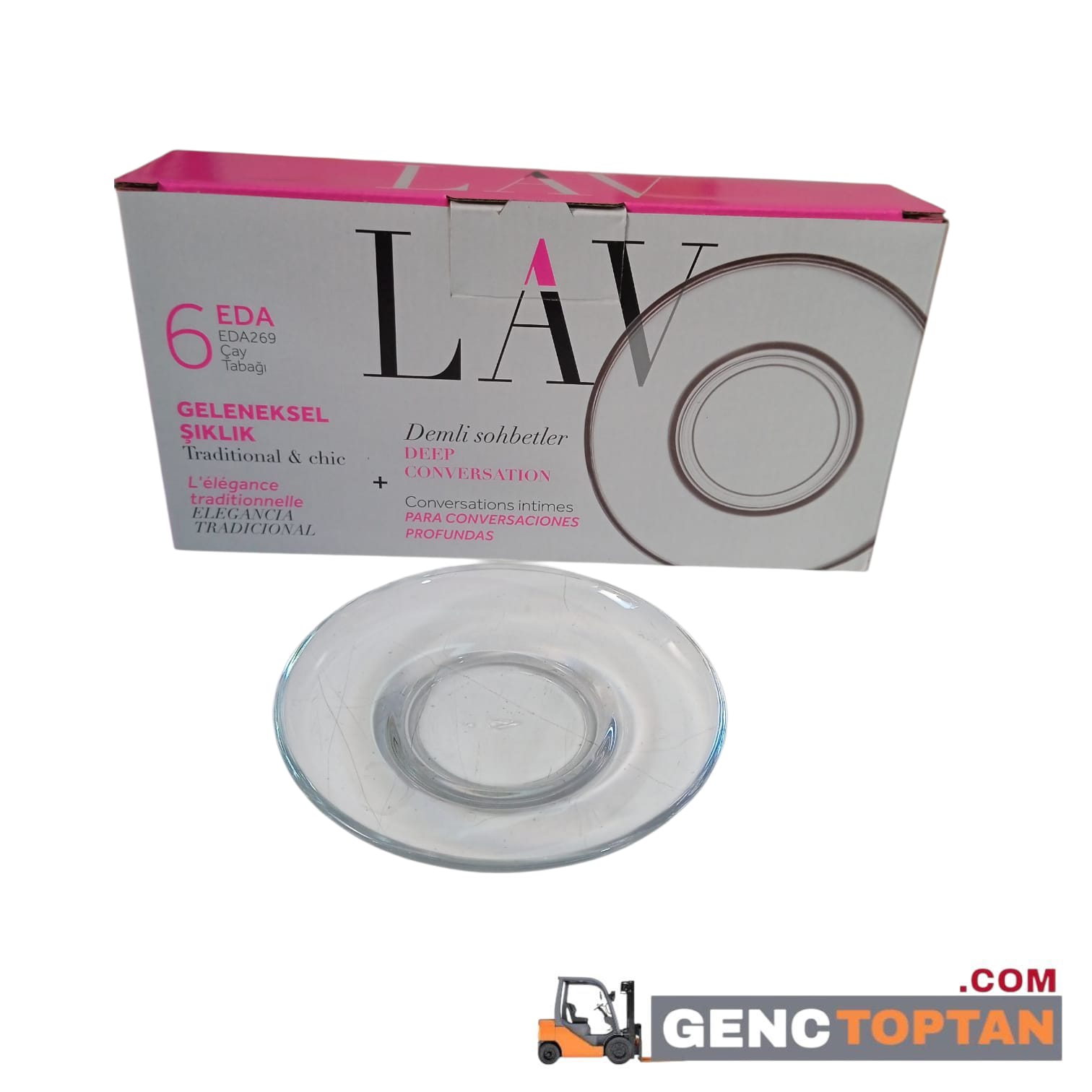 LV-EDA269F EDA ÇAY TABAĞI 6 LI K.K. 12 PK