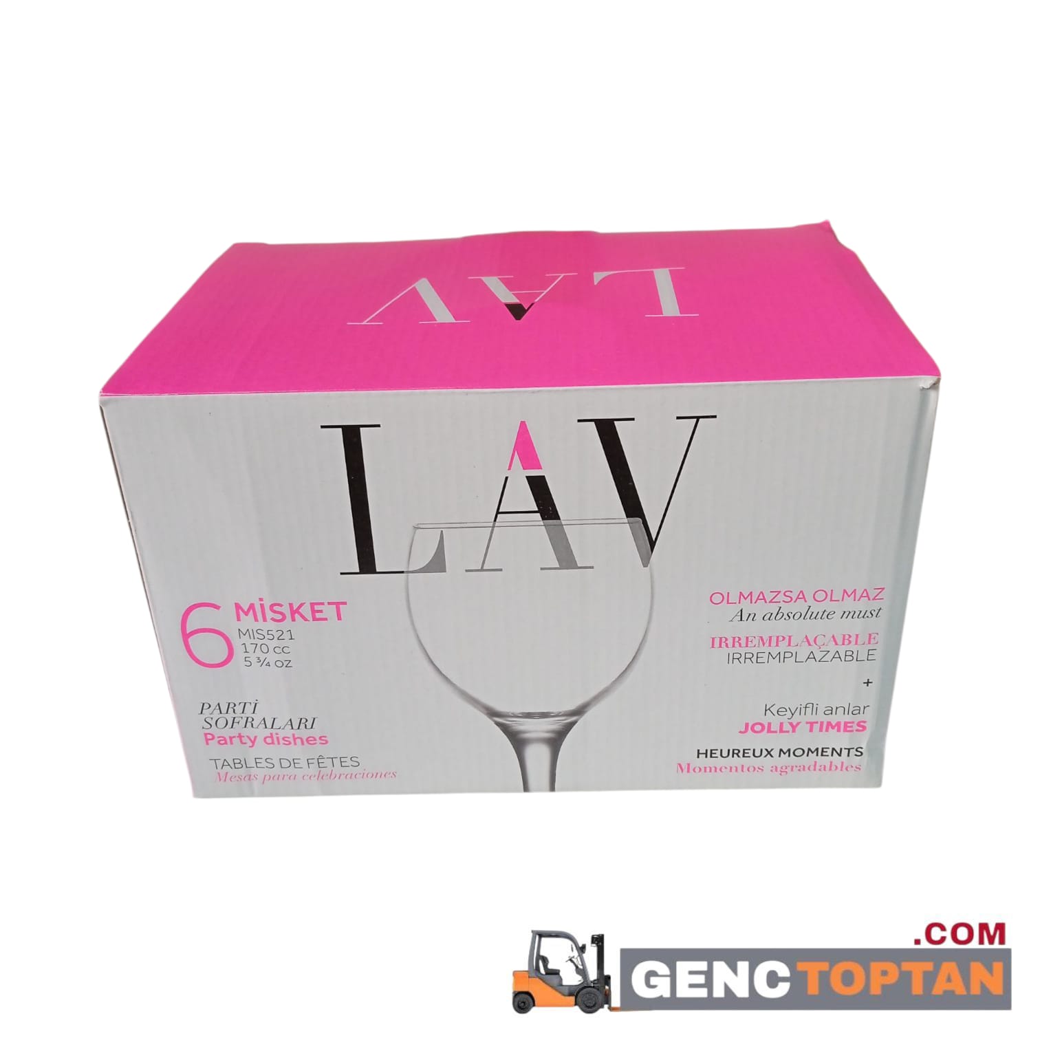 LV-MIS521F MİSKET 6'LI CAM MEŞRUBAT BARDAĞI 170cc *4