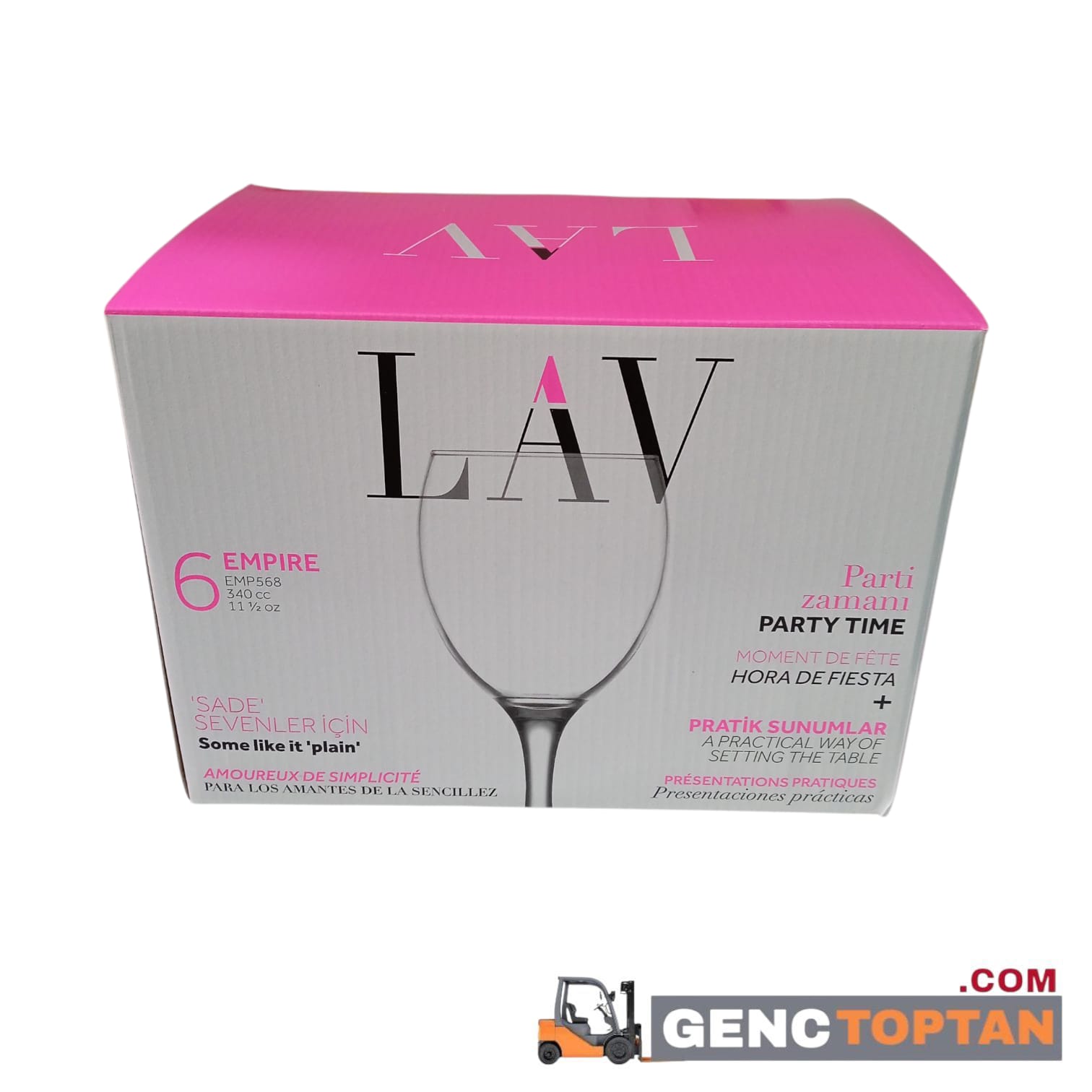 LV-EMP568F KADEH MEŞRUBAT BARDAĞI 6'LI 340cc*4