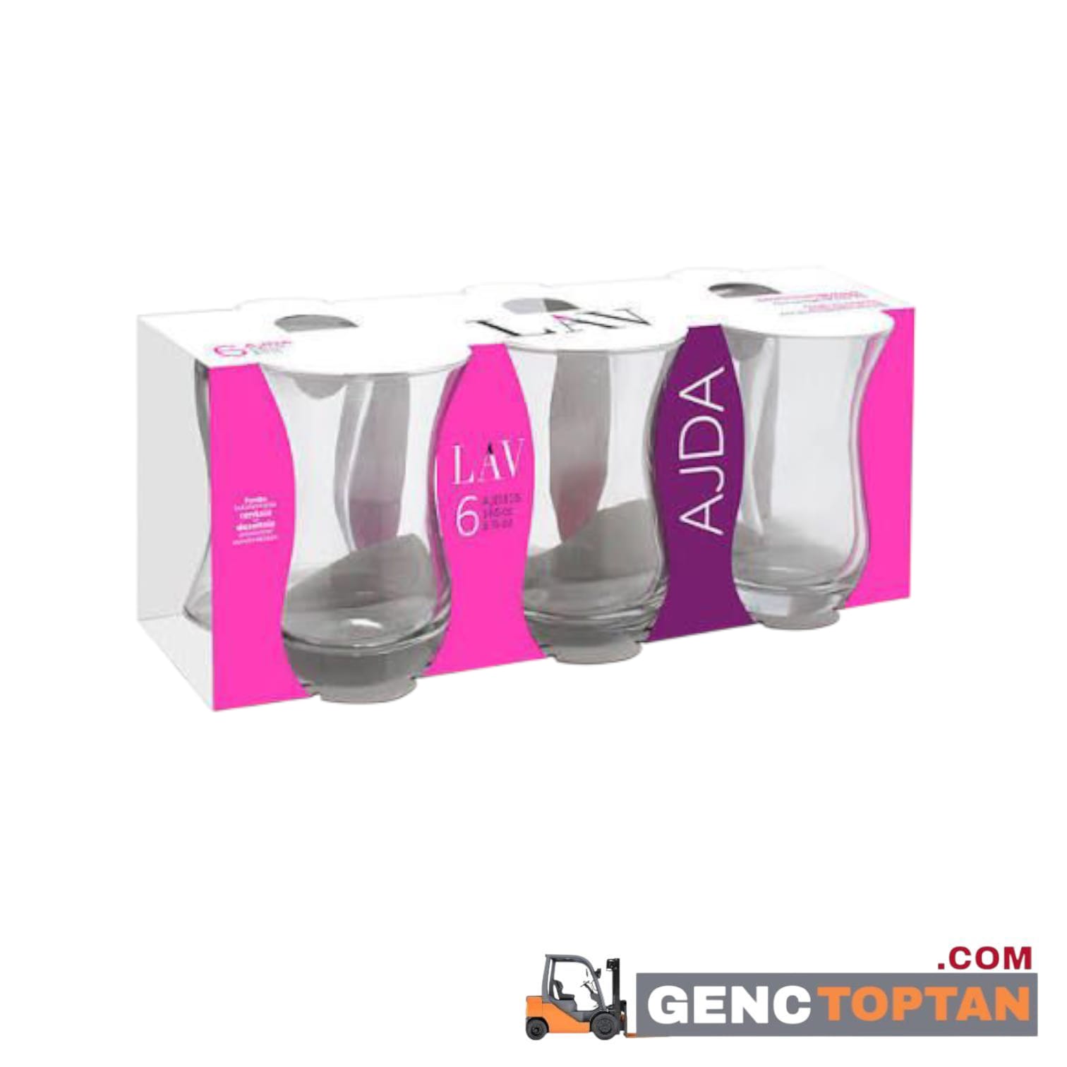 LV-AJD315E ÇAY BARDAĞI AJDA 6'LI 165cc *8