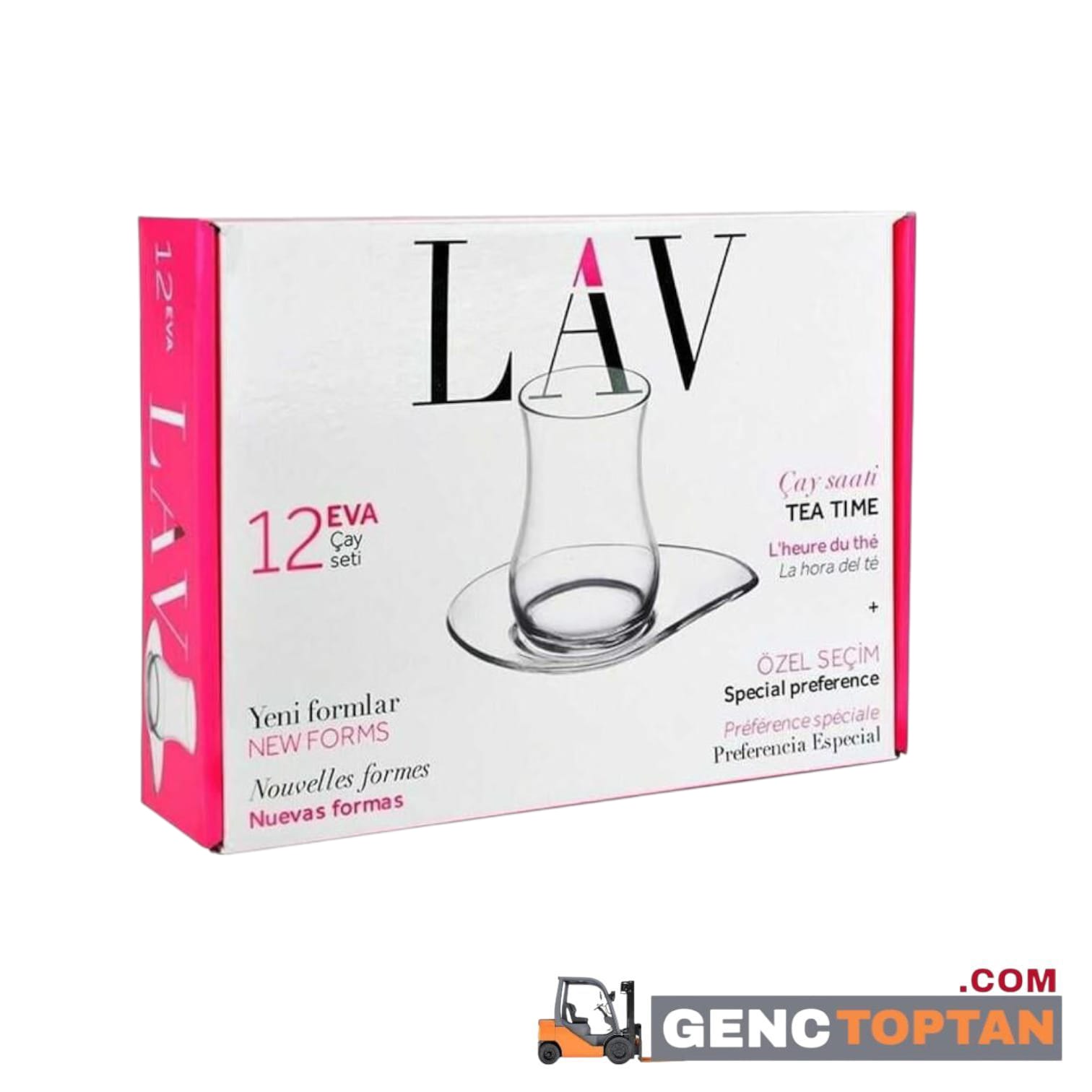 LV-EVAS1 EVA 12 PARÇA ÇAY SETİ*6