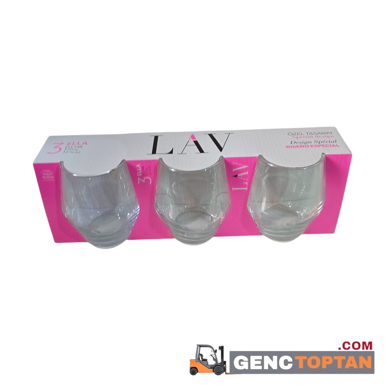 LV-ELL348A ELLA MEŞRUBAT BARDAĞI 3'LÜ 370cc *16