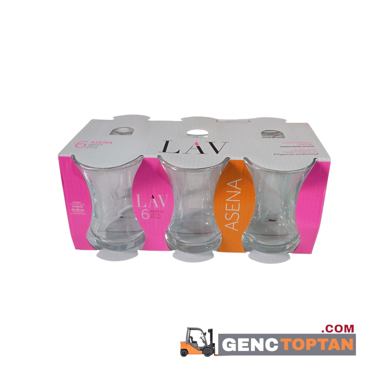 LV-ASN314E ÇAY BARDAĞI ASENA 6'LI 125cc * 8