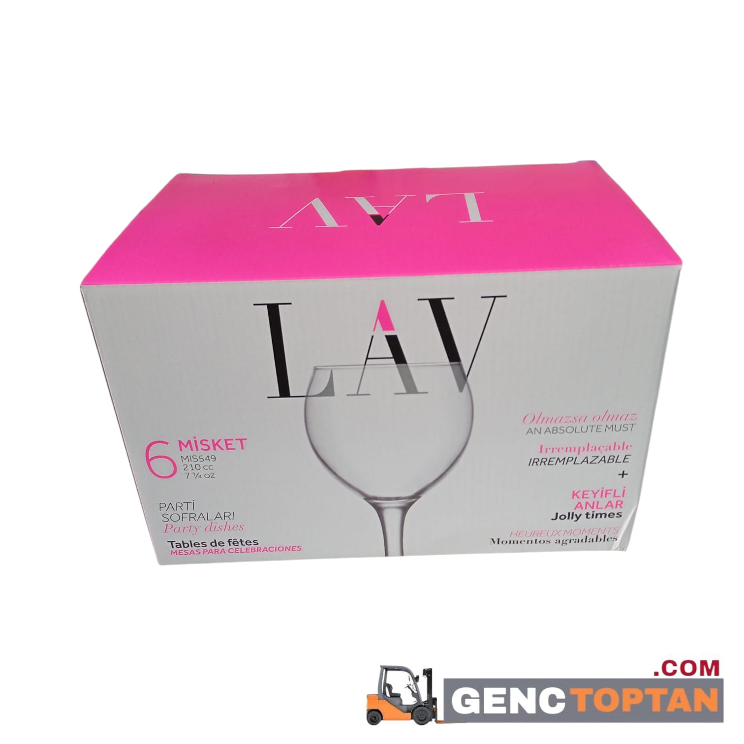 LV-MIS549F MİSKET 6'LI CAM MEŞRUBAT BARDAĞI 210cc *4