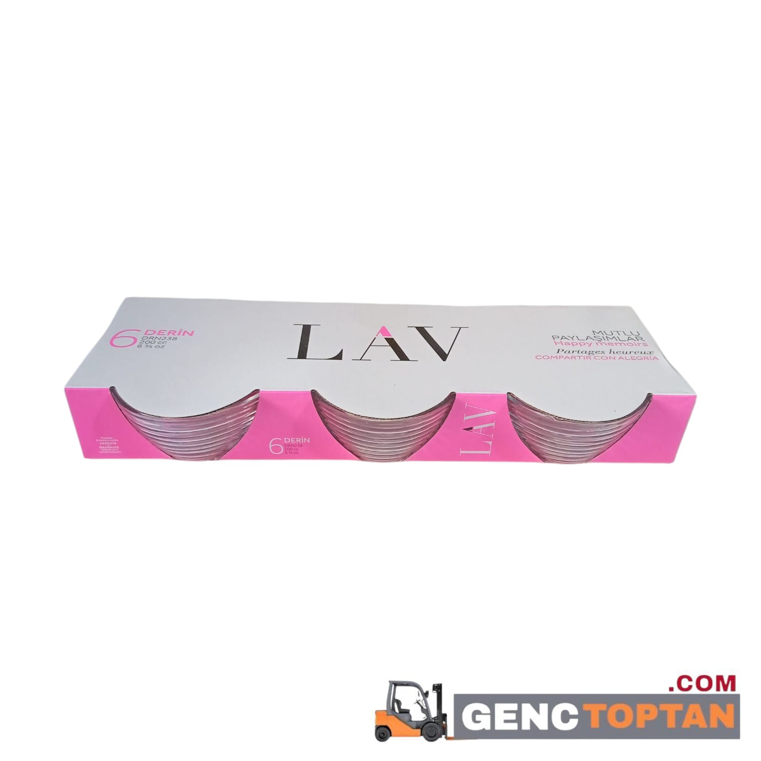 LV-DRN238E DERİN 6LI KASE 200cc *8