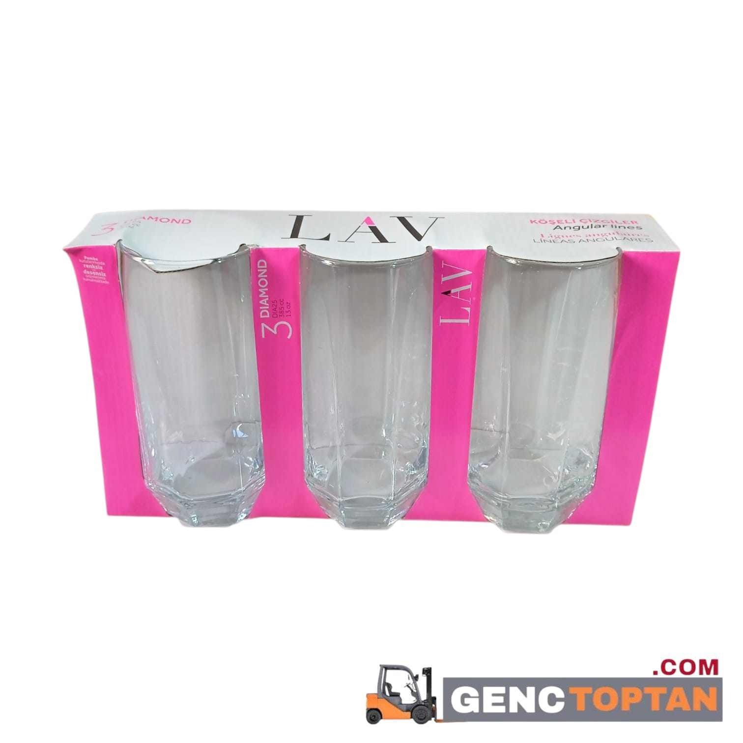 LV-DIA25A DIA 3 LÜ MEŞRUBAT BARDAĞI 385cc*16