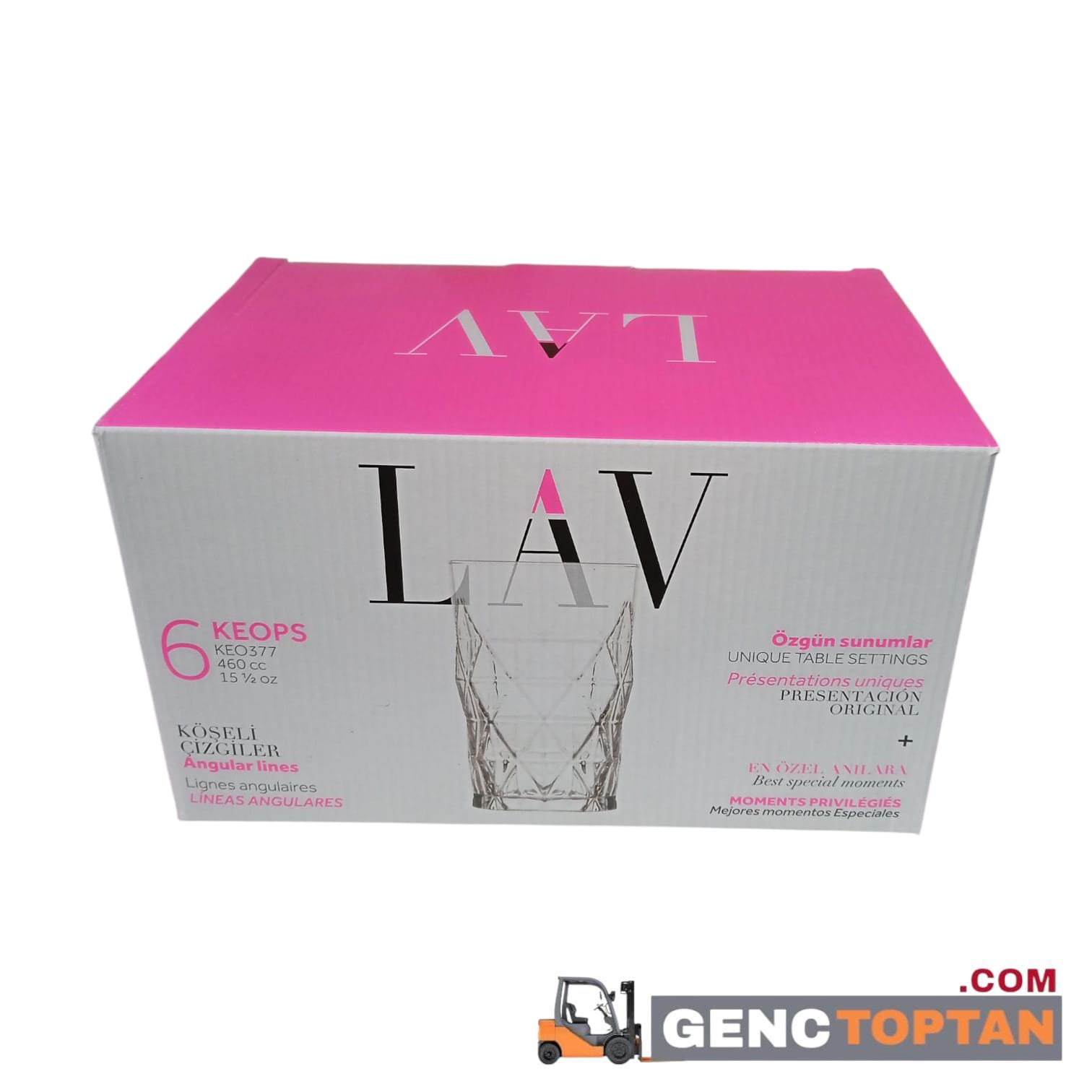 LV-KEO377F KEOPS 6'LI KK MEŞRUBAT BARDAĞI 460cc*8