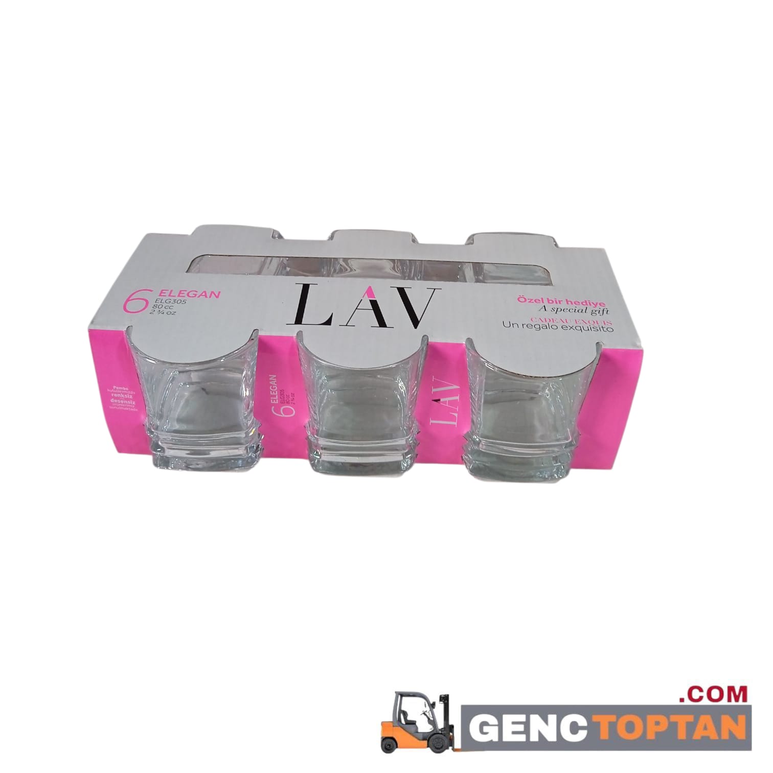 LV-ELG305E ELEGAN LİKÖR BARDAK 6'LI 80cc *12