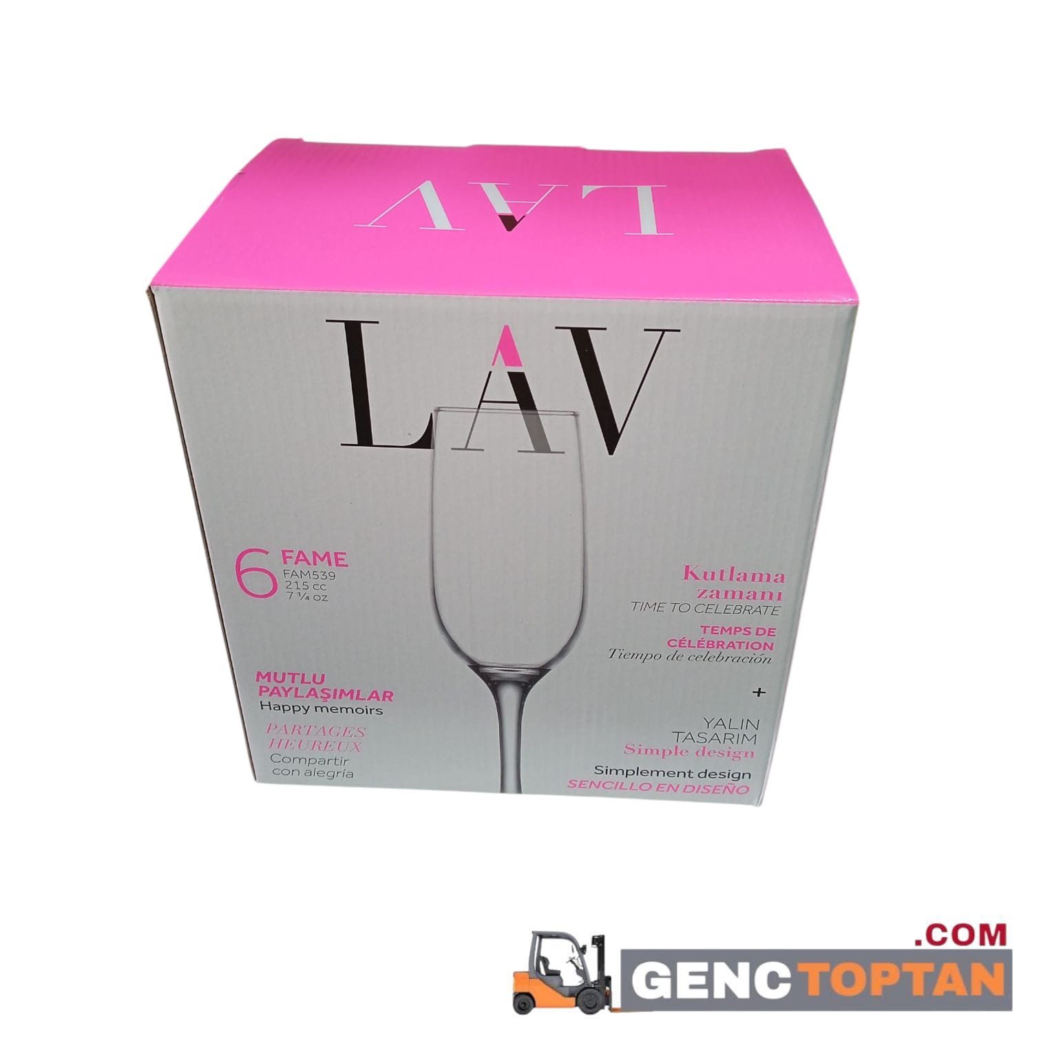 LV-FAM539F FAME KADEH MEŞRUBAT 6'LI BARDAK 215cc*4