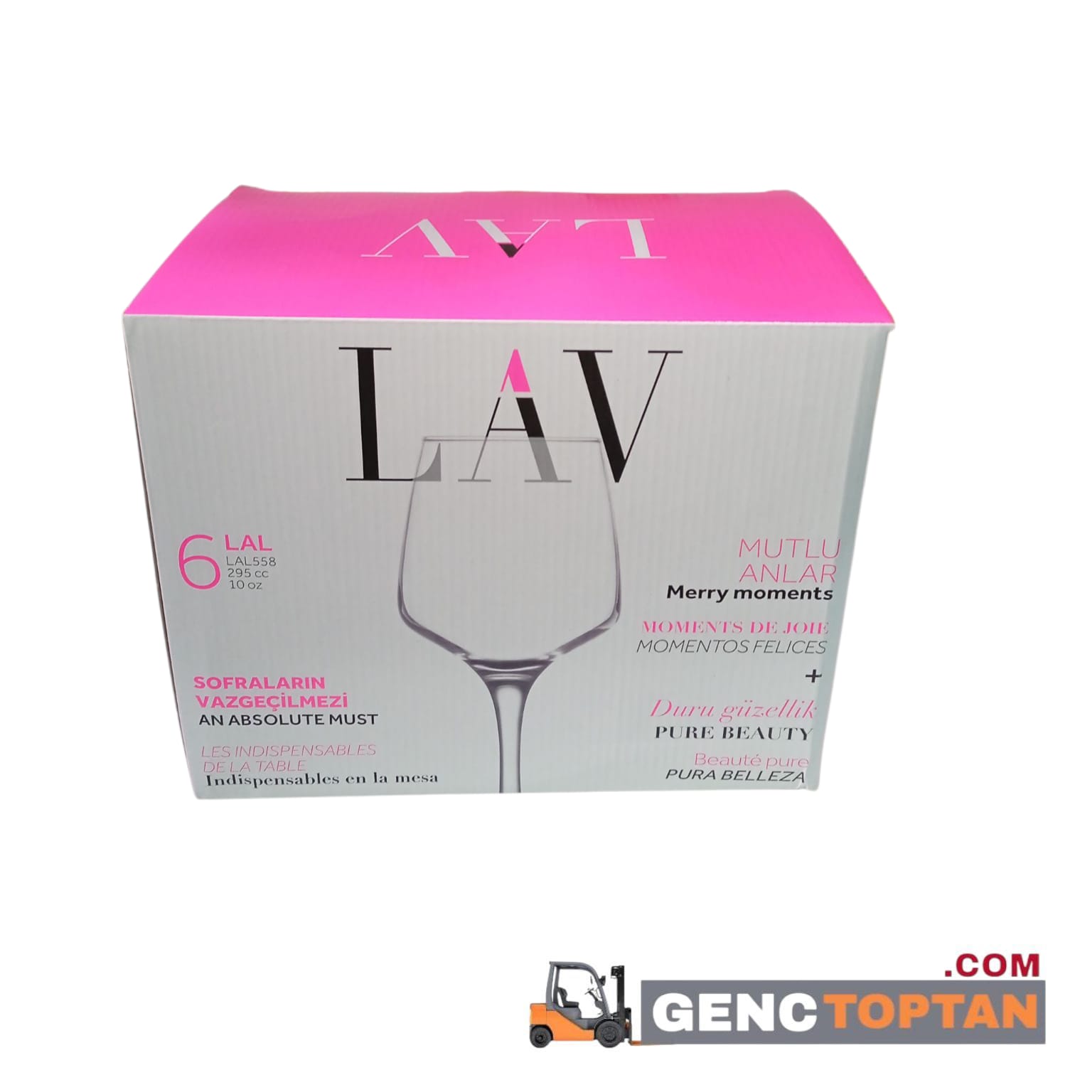 LV-LAL558F LAL CAM BARDAK 6'LI KIRMIZI SARAP 295cc*4