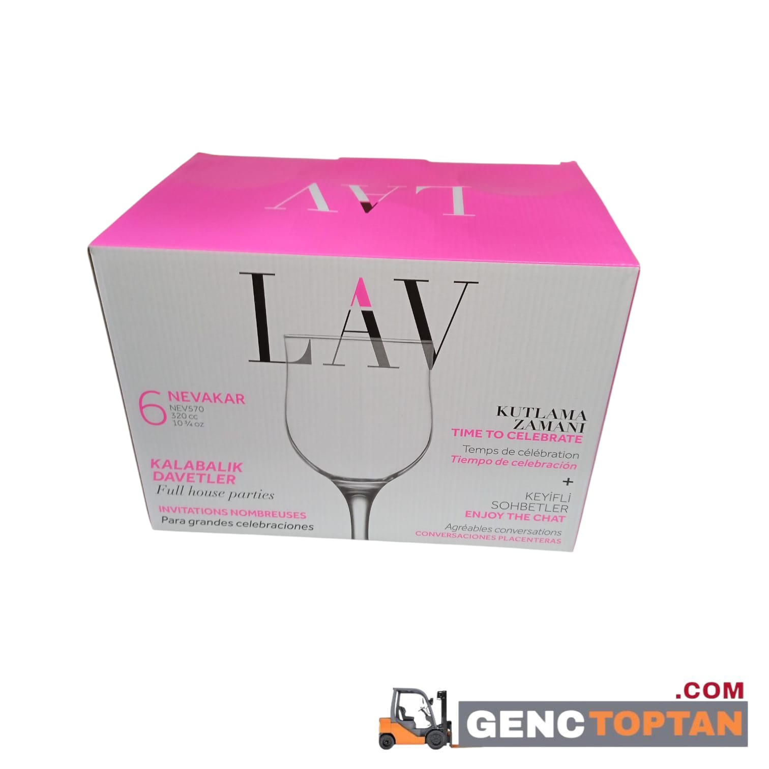 LV-NEV570F NEVAKAR 6LI K.KUTU KADEH 320cc *4