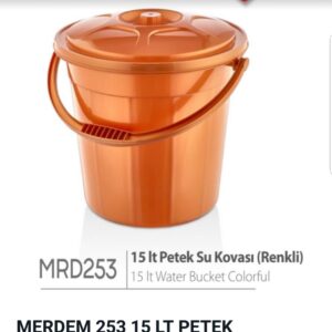 MERDEM 253 RENKLİ KAPAKLI KOVA