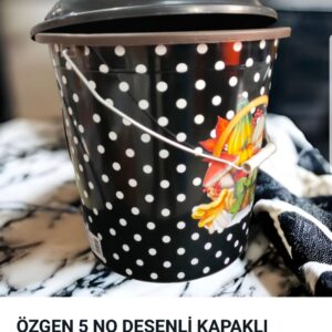 ERDEM 5 NO DESENLİ KAPAKLI KOVA
